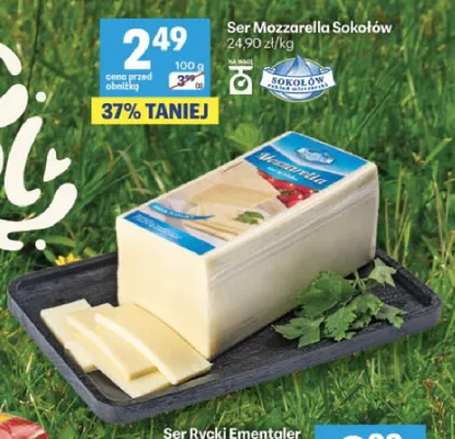 Ser mozzarella Sokołów promocja w Delikatesy Centrum
