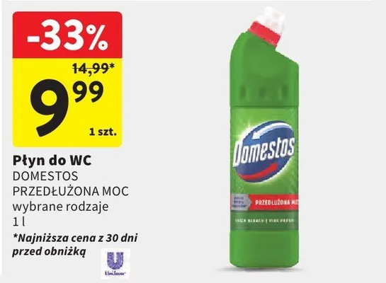 Płyn do WC przedłużona moc wybrane rodzaje promocja w Intermarche