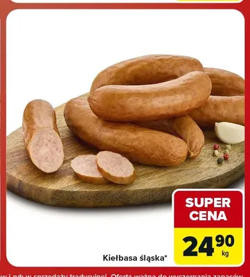 Kiełbasa śląska promocja w Carrefour Market