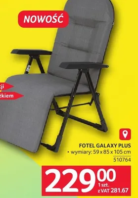 Fotel Galaxy Plus promocja w Selgros
