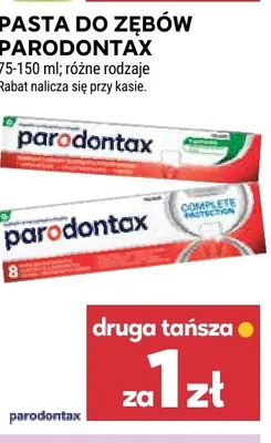 Pasta do zębów Parodontax promocja w Stokrotka