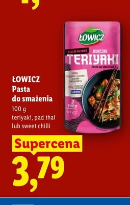 Pasta do smażenia Łowicz Sweet Chilli promocja w Lidl