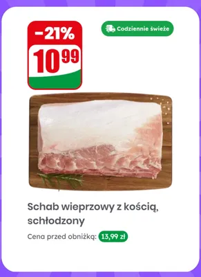 Schab wieprzowy z kością, schłodzony promocja w Dino