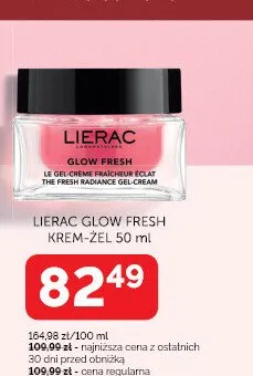 Krem-żel Lierac Glow Fresh promocja w Super-Pharm