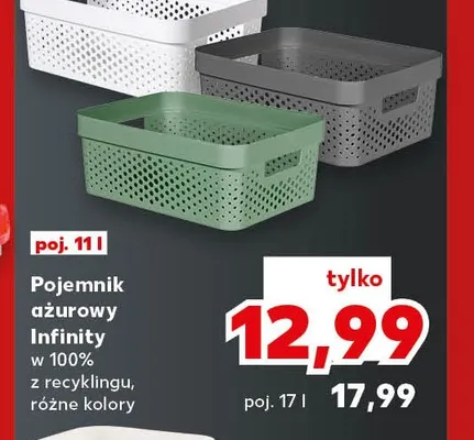 Pojemnik ażurowy Infinity Curver 17 l promocja w Kaufland