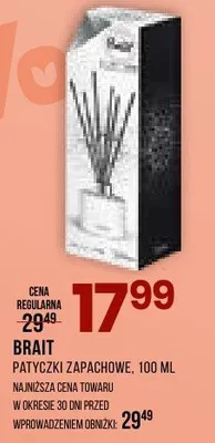 Patyczki zapachowe Brait promocja w Drogerie Natura