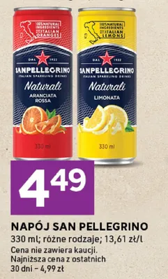 Napój san pellegrino promocja w Stokrotka