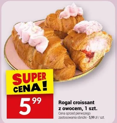 Rogal croissant z owocem Białecki 1szt. promocja w Twój Market
