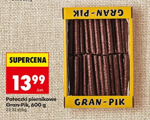 Pałeczki piernikowe Gran-Pik promocja w Biedronka