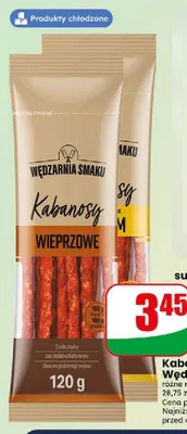 Kabanosy Wędzarnia Smaku promocja w Dino