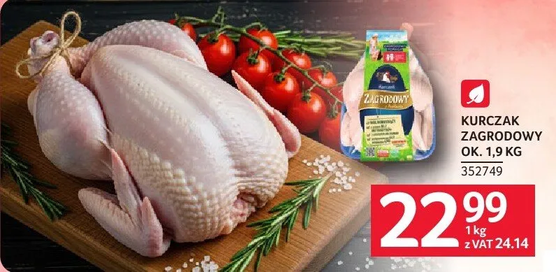 Kurczak zagrodowy ok. 1,9kg 352749 promocja w Selgros