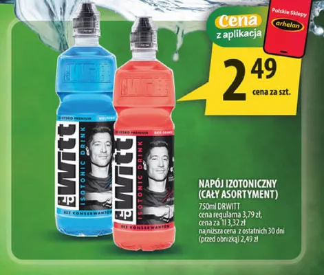 Napój izotoniczny niebieski Rev up promocja w Arhelan
