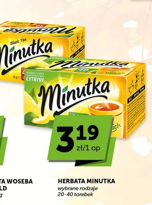 Herbata czarna Minutka promocja w ABC