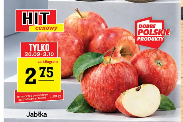 Jabłka promocja w Gram Market
