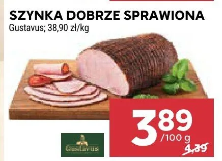 Szynka Dobrze Sprawiona Gustavus promocja w Stokrotka