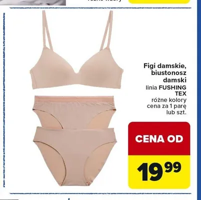 Figi damskie linia FUSHING TEX promocja w Carrefour Market