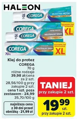 Klej do protez promocja w Carrefour