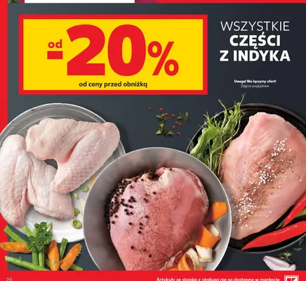 Skrzydło z indyka promocja w Kaufland