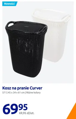 Kosz na pranie Curver 57 l promocja w Action