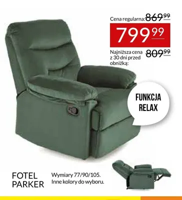 Fotel Parker promocja w Abra Meble