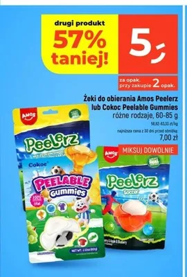 Żelki do obierania Amos Peelerz promocja w Dealz