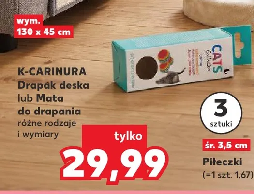Mata do drapania K-Carinura promocja w Kaufland