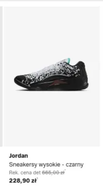 Sneakersy wysokie Jordan czarny promocja w Lounge by Zalando