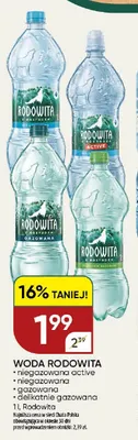 Woda niegazowana Rodowita promocja w Chata Polska