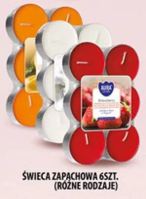 Świeca zapachowa 6szt. (różne rodzaje) promocja w Arhelan