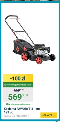 Kosiarka FAWORYT 41cm 123 cc promocja w ERLI