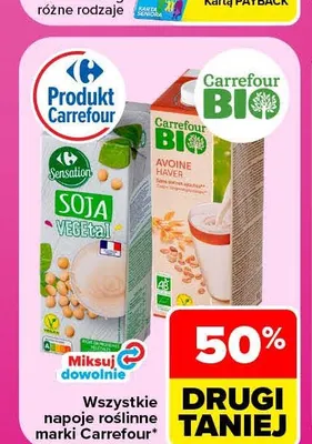Napój sojowy Carrefour Sensation promocja w Carrefour