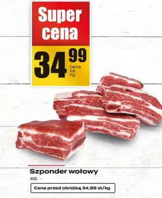 Szponder wołowy promocja w Supeco