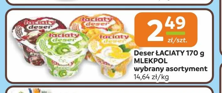 Deser Łaciaty Mlekpol promocja w Społem Częstochowa