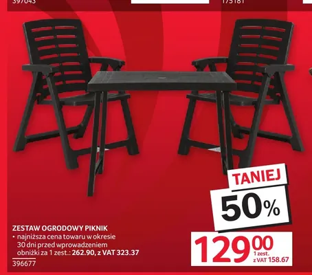 Zestaw ogrodowy Piknik promocja w Selgros