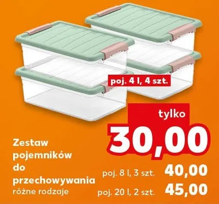 Pojemnik do przechowywania 40 l Actuel promocja w Kaufland