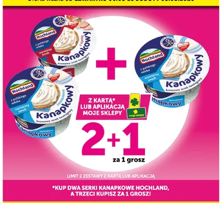 Serek kanapkowy Hochland śmietankowy promocja w Groszek