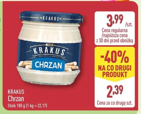 Chrzan promocja w Aldi