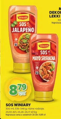 Sos jalapeño, mayo sriracha promocja w Stokrotka