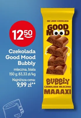Czekolada mleczna Good Mood Bubbly promocja w Żabka