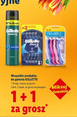 Wszystkie produkty do golenia promocja w Lidl
