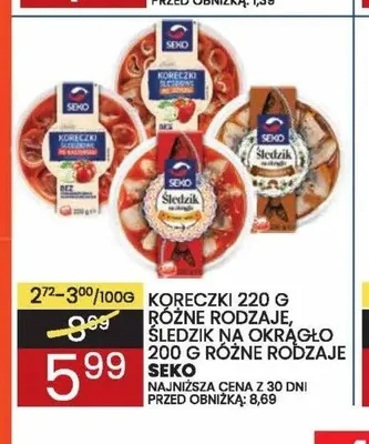 Śledzik na okrągło Seko promocja w Wafelek
