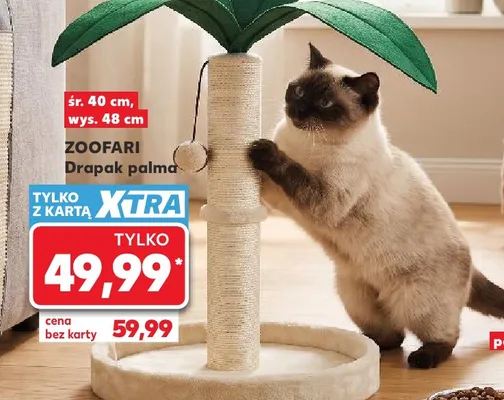 Drapak palma Zoofari promocja w Kaufland