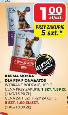 Karma mokra dla psa wybrane rodzaje promocja w Top Market