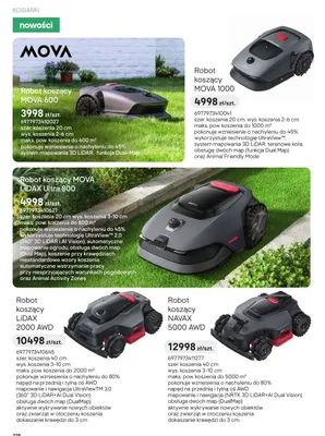Robot koszący MOVA LiDAX Ultra 800 promocja w Castorama