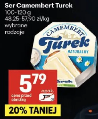 Ser Camembert Turek promocja w Delikatesy Centrum