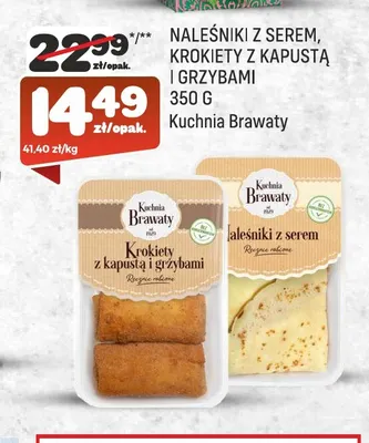 Krokiety z kapustą i grzybami Kuchnia Brawaty promocja w Społem Praga