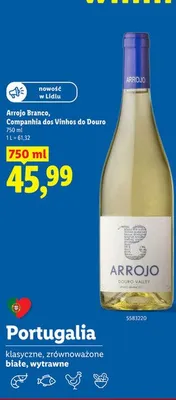 Wino Branco Comphania dos Vinhos do Douro promocja w Lidl
