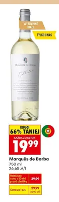 Wino Marquês de Borba promocja w Biedronka