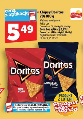 Chipsy Doritos Barbecue Style promocja w TOPAZ