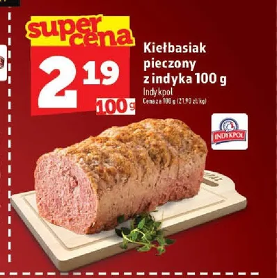 Kiełbasiak pieczony z indyka Indykpol promocja w TOPAZ